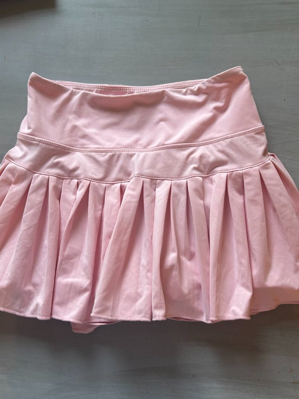 Gold Hinge Almond Blossom Pleated Tennis Skirt Pink Size Small Activewear - Picture 8 of 9